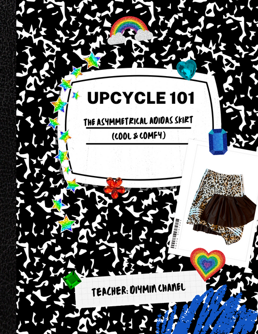 UPCYCLE YOUR OWN ASYMMETRICAL ADIDAS SKIRT