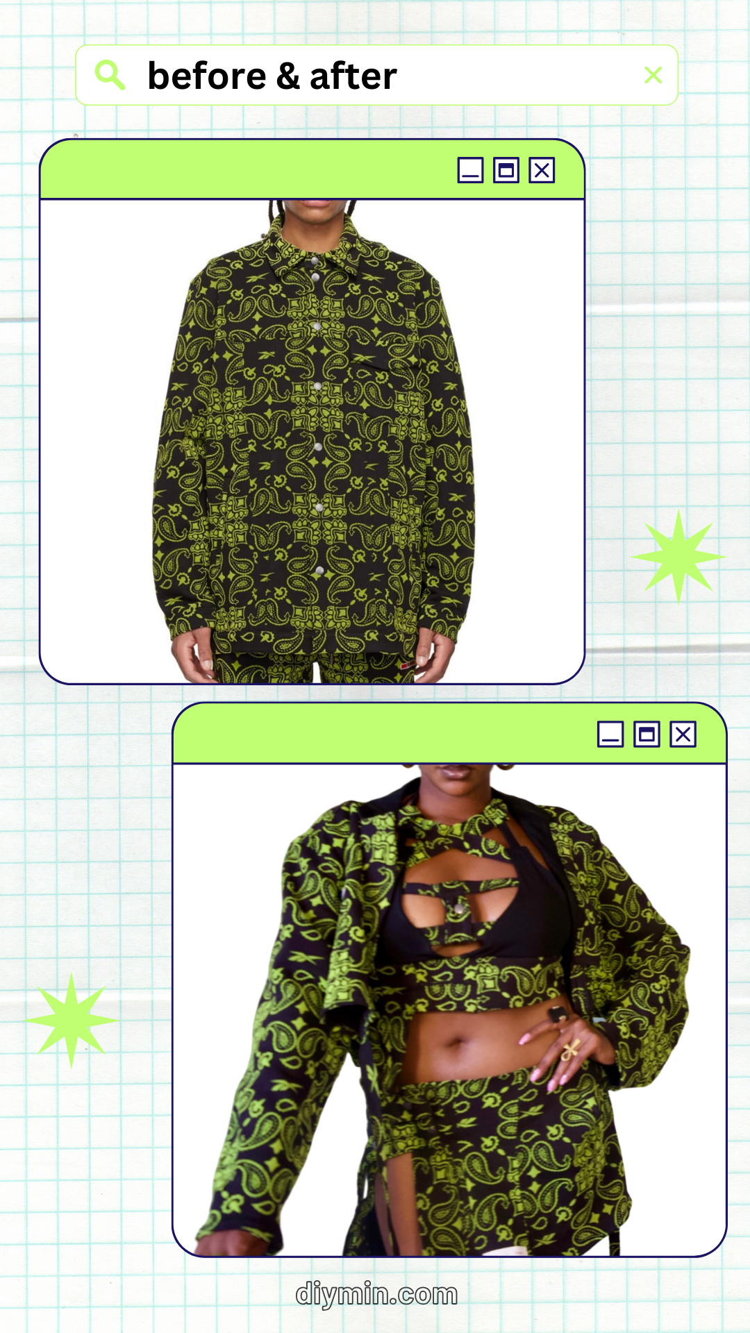 *CUSTOM* REWORKED / UPCYCLED SET (2 OR 3 PIECES)